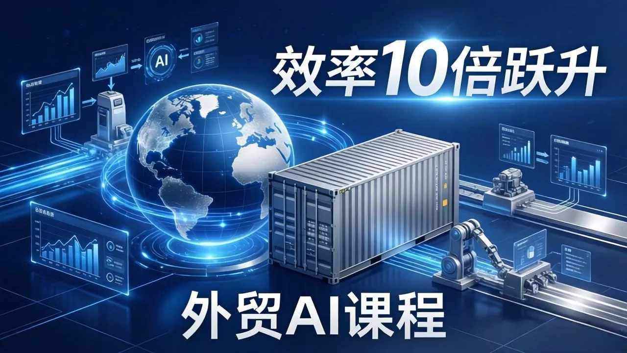 外贸人AI破局课：从零部署n8n搭建数字员工，让AI自动执行复杂工作流，效率10倍跃升 - 项目资源网