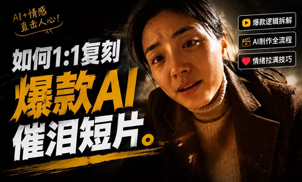 豆包+Gemini生成真人AI短剧-拆解复刻百万爆款第一人称短片，一站式讲透爆款复刻全流程 - 项目资源网
