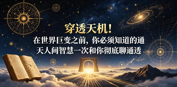 付费文章：穿透天机！在世界巨变之前，你必须知道的通天人间智慧一次和你彻底聊通透 - 项目资源网