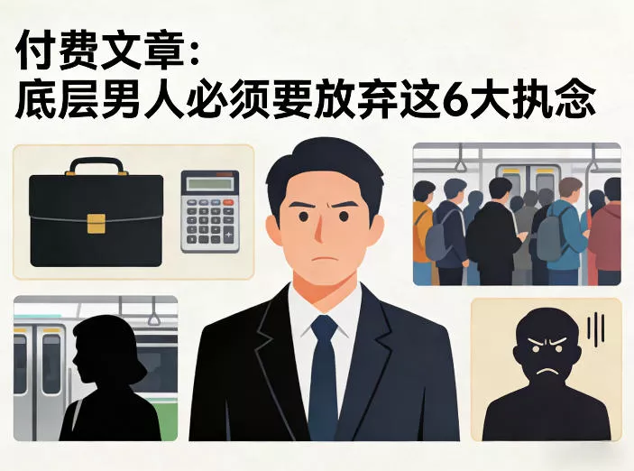 付费文章：底层男人必须要放弃这6大执念 - 项目资源网