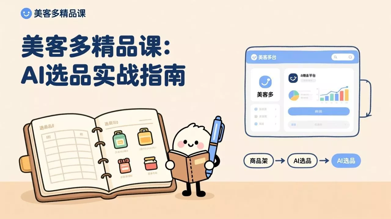 AI+美客多精品课，工具实操、数据选品、AI优化，新手也能快速上手，月入5000+美元 - 项目资源网