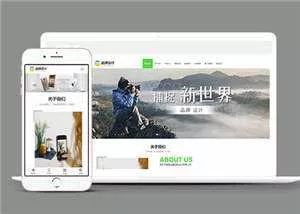 响应式品牌广告设计公司网站前端模板 - 项目资源网