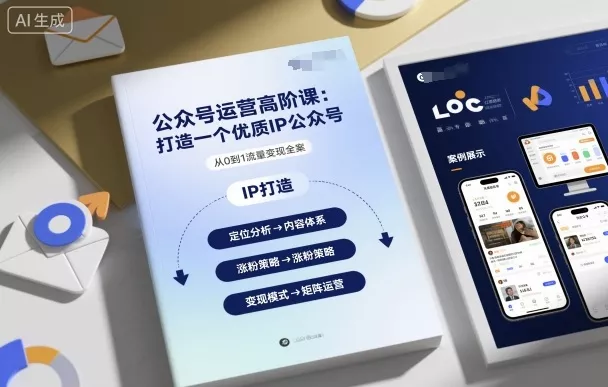 公众号运营高阶课，打造一个优质IP公众号 - 项目资源网