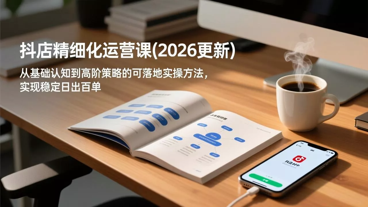 抖店精细化运营课(更新6月 - 项目资源网