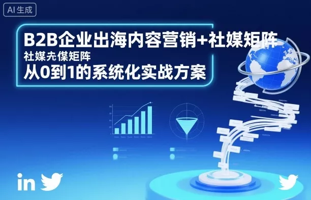 B2B企业出海内容营销+社媒矩阵，从0到1的系统化实战方案 - 项目资源网