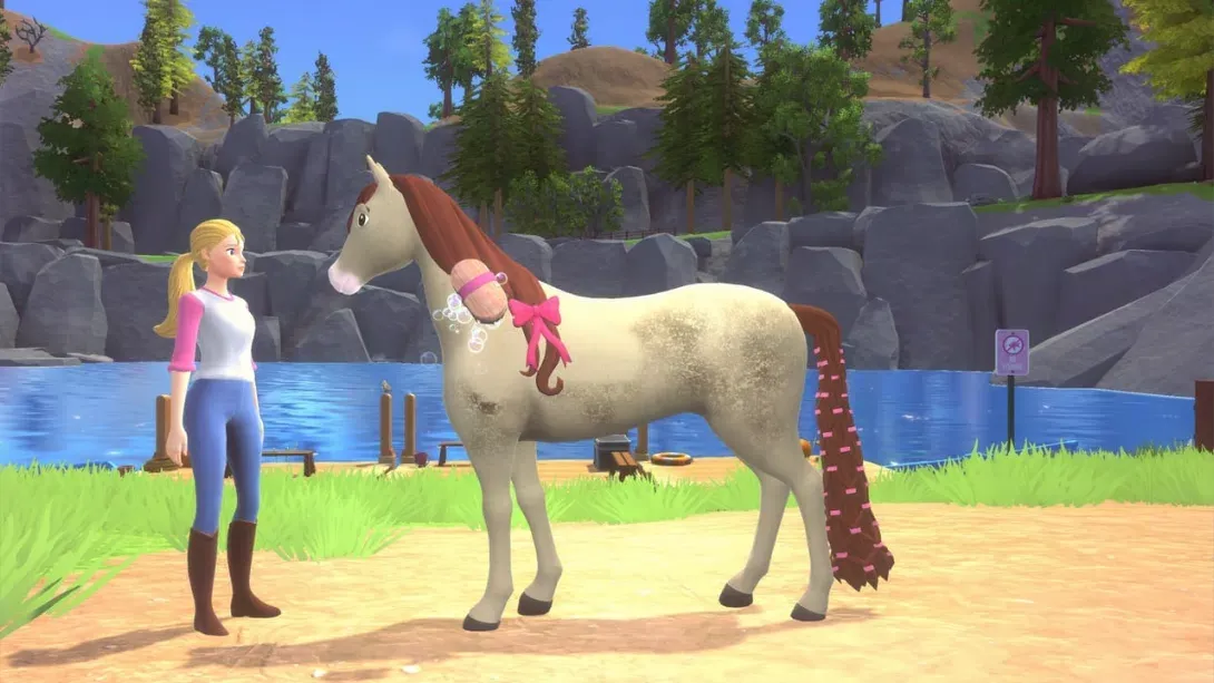 【美版】芭比马术小径 .Barbie Horse Trails 中文 【美版】芭比马术小径 .Barbie Horse Trails 中文