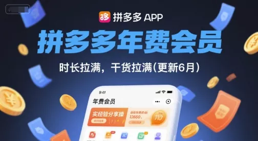 拼多多年费会员，实经验分享操，时长拉满，干货拉满(更新10月) - 项目资源网