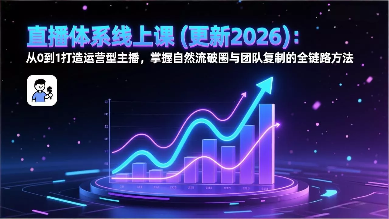 直播体系线上课(更新3月 - 项目资源网