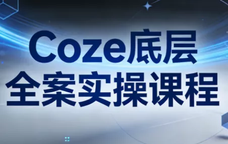 华仔·Coze底层全案实操课程 - 项目资源网