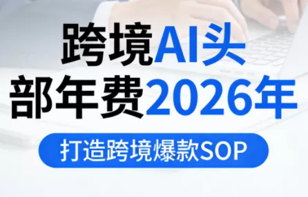 跨境AI头部年费2026年，打造跨境爆款SOP(更新6月) - 项目资源网