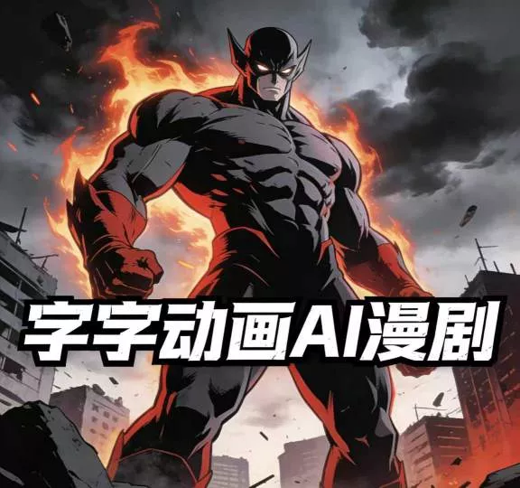 字字动画AI漫剧2026年第1期系统课程，小白看完就能学会实操的漫剧课，单人月收1-3W - 项目资源网