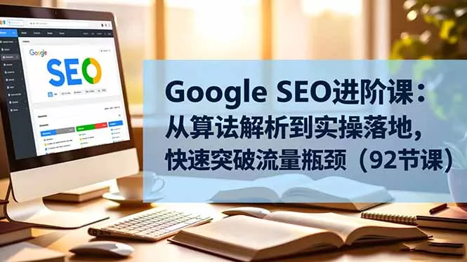 Google SEO进阶课：从算法解析到实操落地，快速突破流量瓶颈(92节课 - 项目资源网