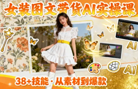 女装图文带货的AI实操课 - 项目资源网